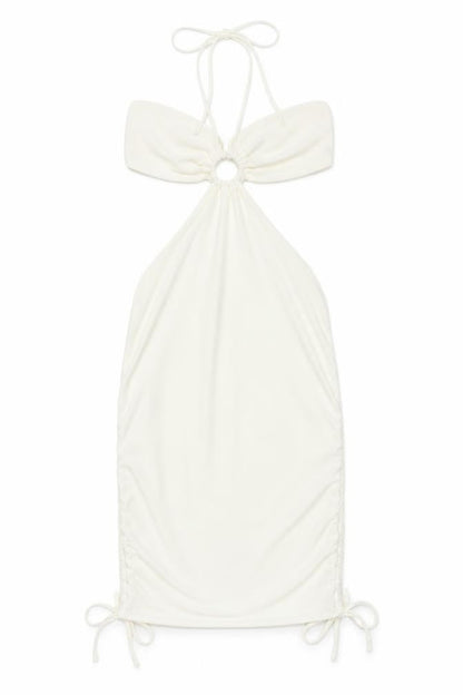 EGO Women's White Mini Bodycon Dress, Size 6, Party Ready