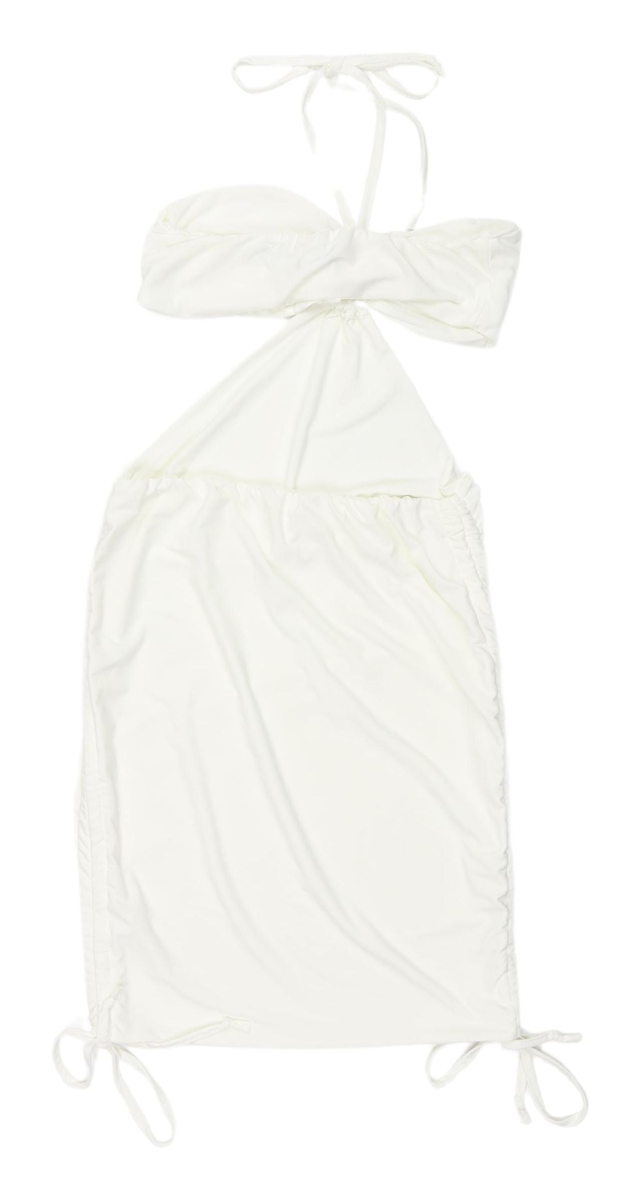 EGO Women's White Mini Bodycon Dress, Size 6, Party Ready