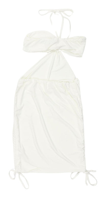 EGO Women's White Mini Bodycon Dress, Size 6, Party Ready