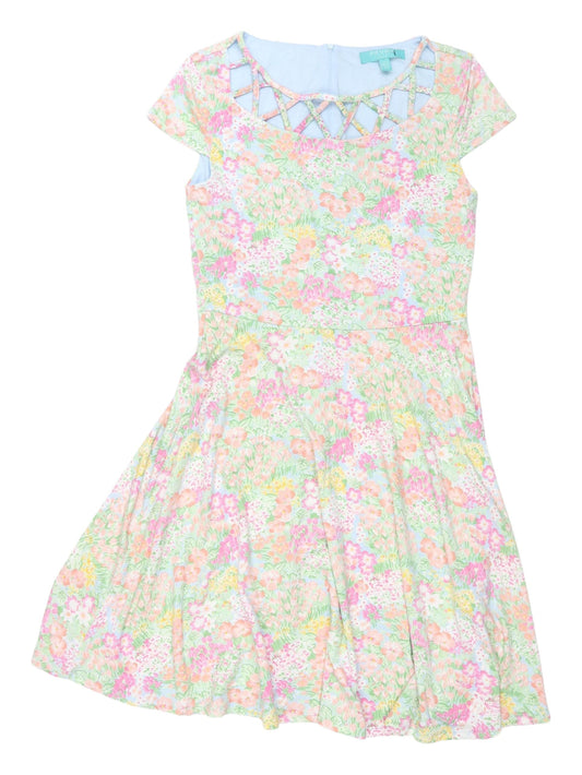 Fever London Women's Floral Fit & Flare Dress - Size 12