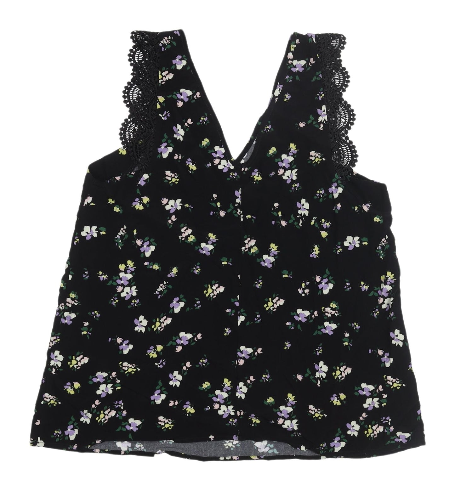 Womens UK Size 10 Oasis Black  Tank