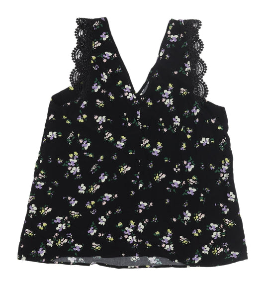 Womens UK Size 10 Oasis Black  Tank