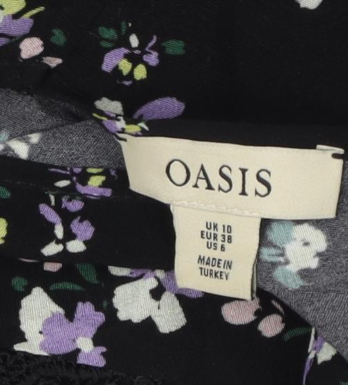 Womens UK Size 10 Oasis Black  Tank