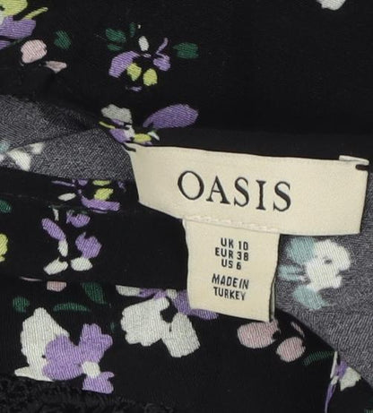 Womens UK Size 10 Oasis Black  Tank