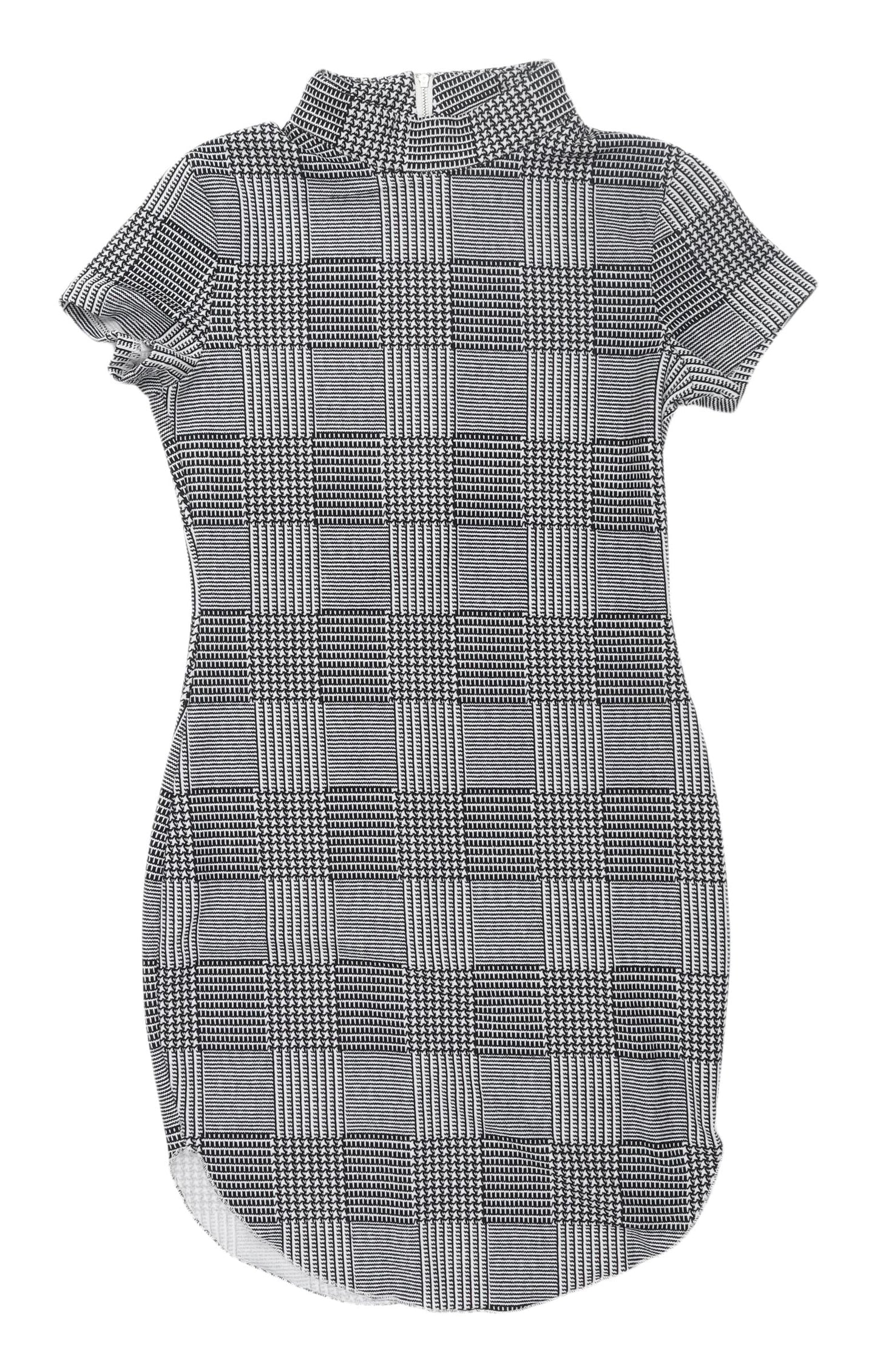 AX Women's Check Bodycon Dress - Size 12