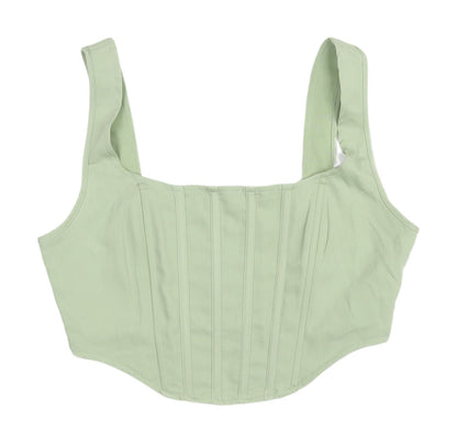 Womens UK Size 10 Missguided Green  Tank