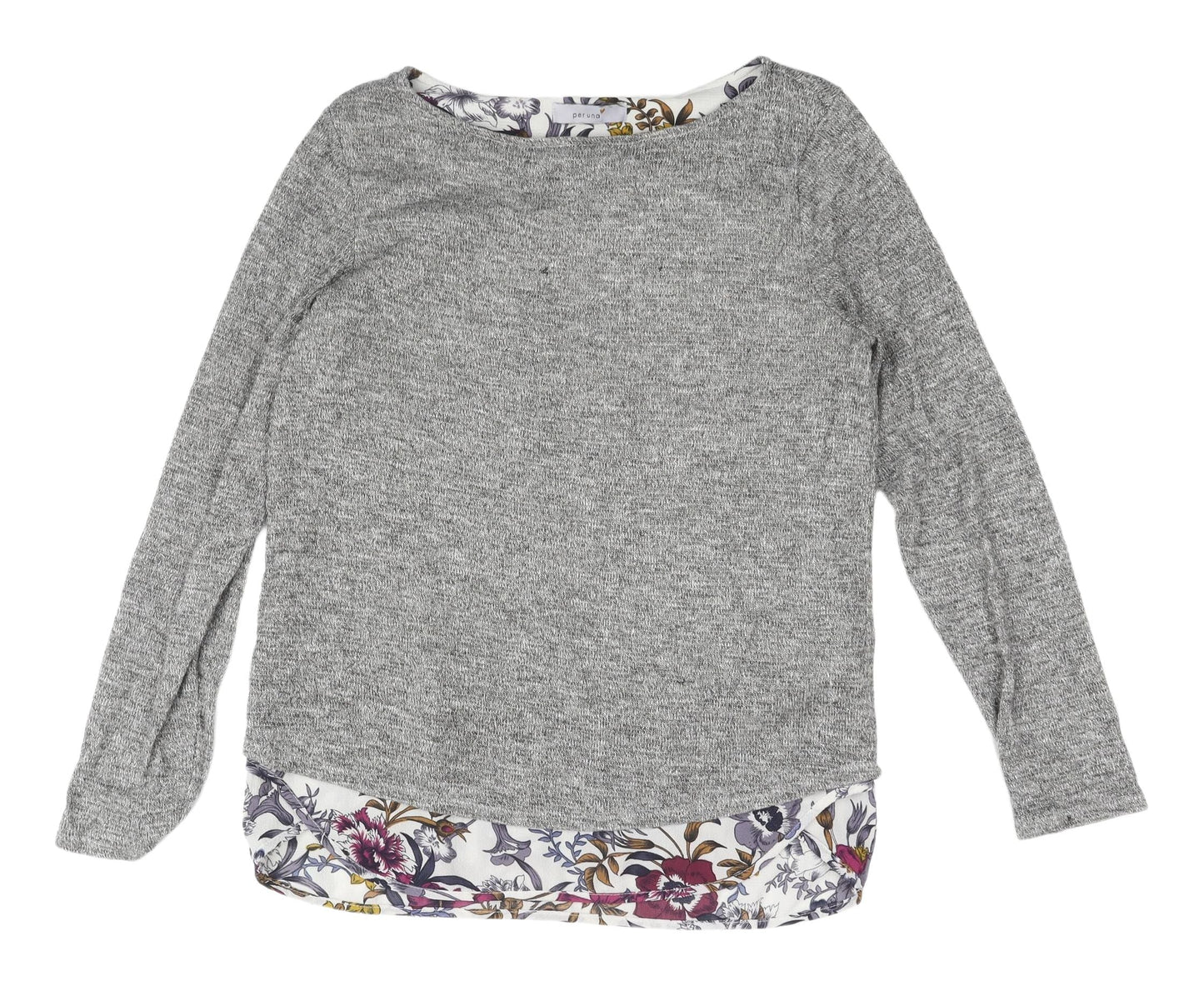 Womens UK Size 10 Marks and Spencer Grey Pullover Jumper