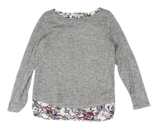 Womens UK Size 10 Marks and Spencer Grey Pullover Jumper