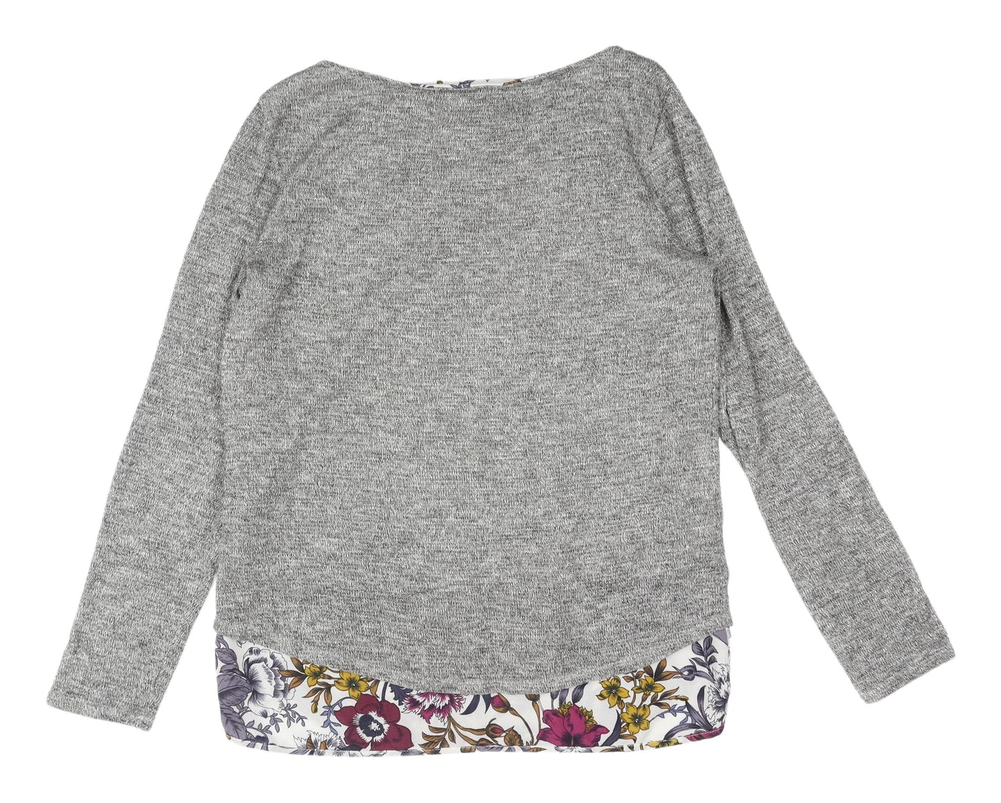 Womens UK Size 10 Marks and Spencer Grey Pullover Jumper