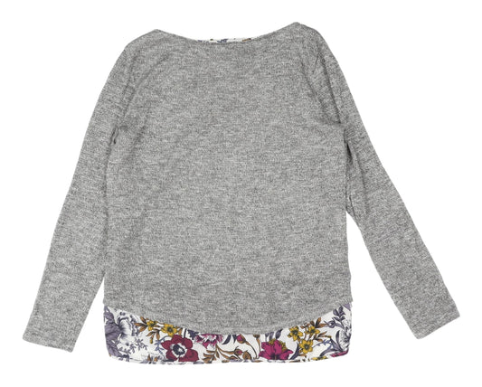 Womens UK Size 10 Marks and Spencer Grey Pullover Jumper