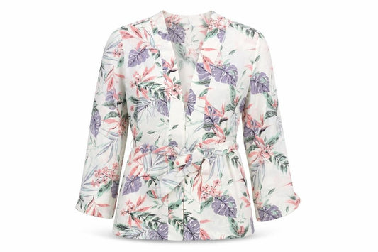 Womens UK Size L H&M Multicoloured Kimono Blouse