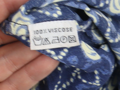 Womens UK Size 2XL Pomodoro Blue  Blouse