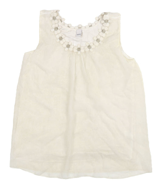 Womens UK Size 16 HEINE Beige Basic Blouse