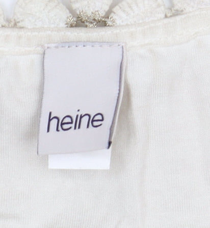 Womens UK Size 16 HEINE Beige Basic Blouse