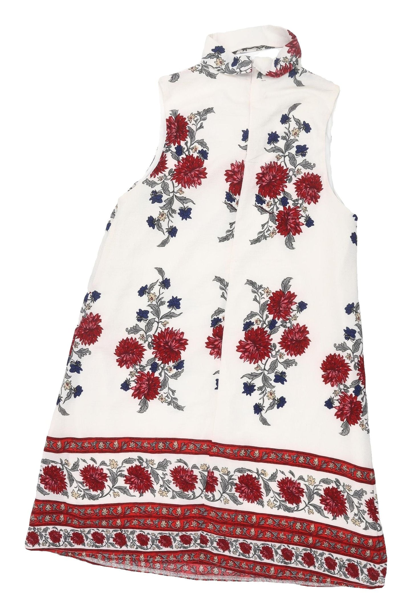 New Look Women's Multicoloured Floral Dress Size 8