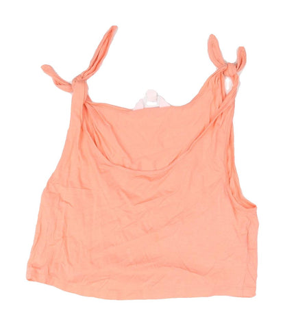 Miss Selfridge Women's Orange Camisole Tank Top UK 6