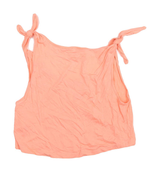 Miss Selfridge Women's Orange Camisole Tank Top UK 6