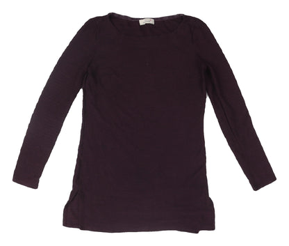 Marks and Spencer Womens Purple Basic Long Sleeve T-Shirt