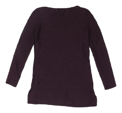 Marks and Spencer Womens Purple Basic Long Sleeve T-Shirt
