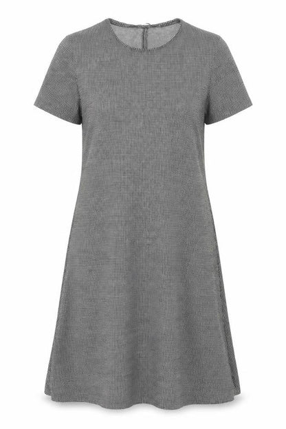 Mango Women's Grey Shift Dress - Size 12