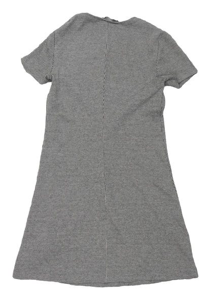 Mango Women's Grey Shift Dress - Size 12