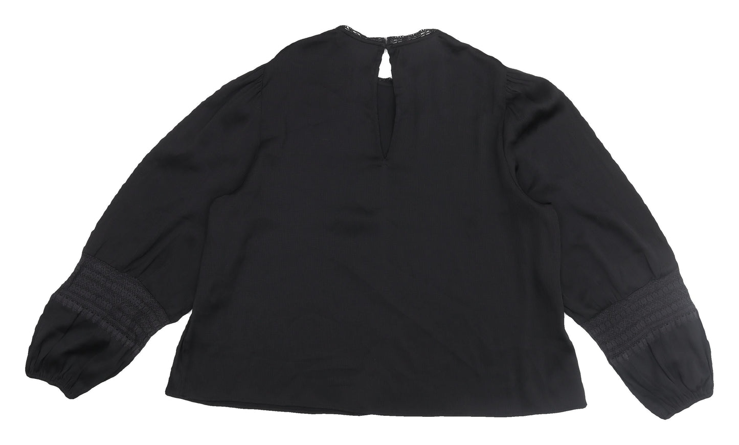 Womens UK Size 18 Marks and Spencer Black  Blouse
