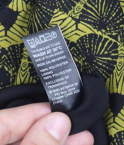 Marks and Spencer Women's Multicoloured Shift Dress - Size 12