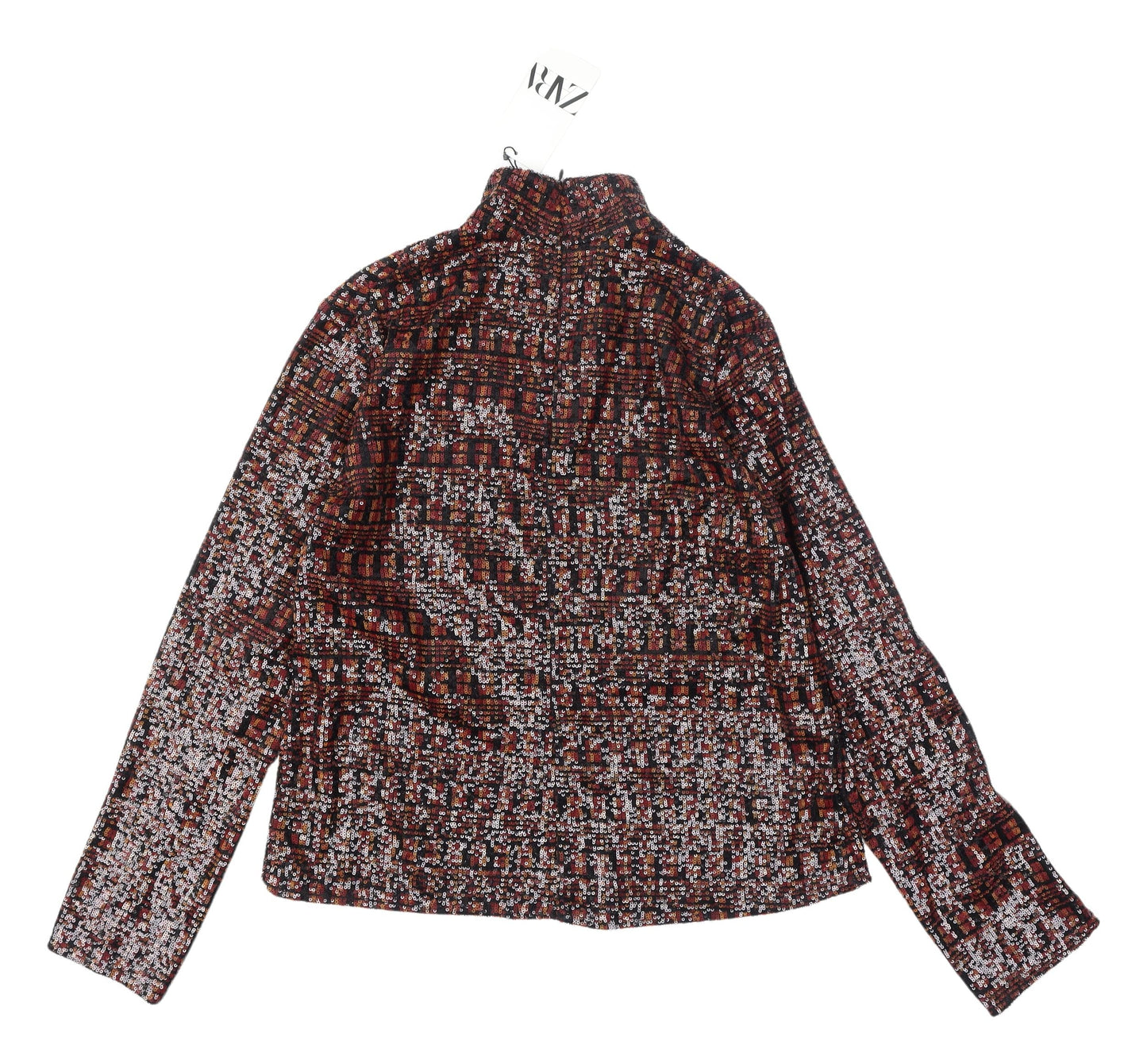 Womens UK Size L Zara Multicoloured Tunic Blouse