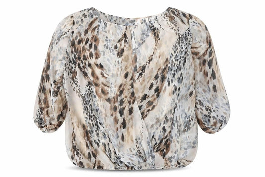 Womens UK Size 16 Wallis Multicoloured Wrap Blouse