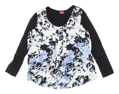 Womens UK Size M Together Multicoloured Basic Blouse