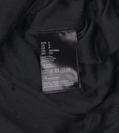 H&M Women’s Black V-Neck Puff Sleeve Dress S