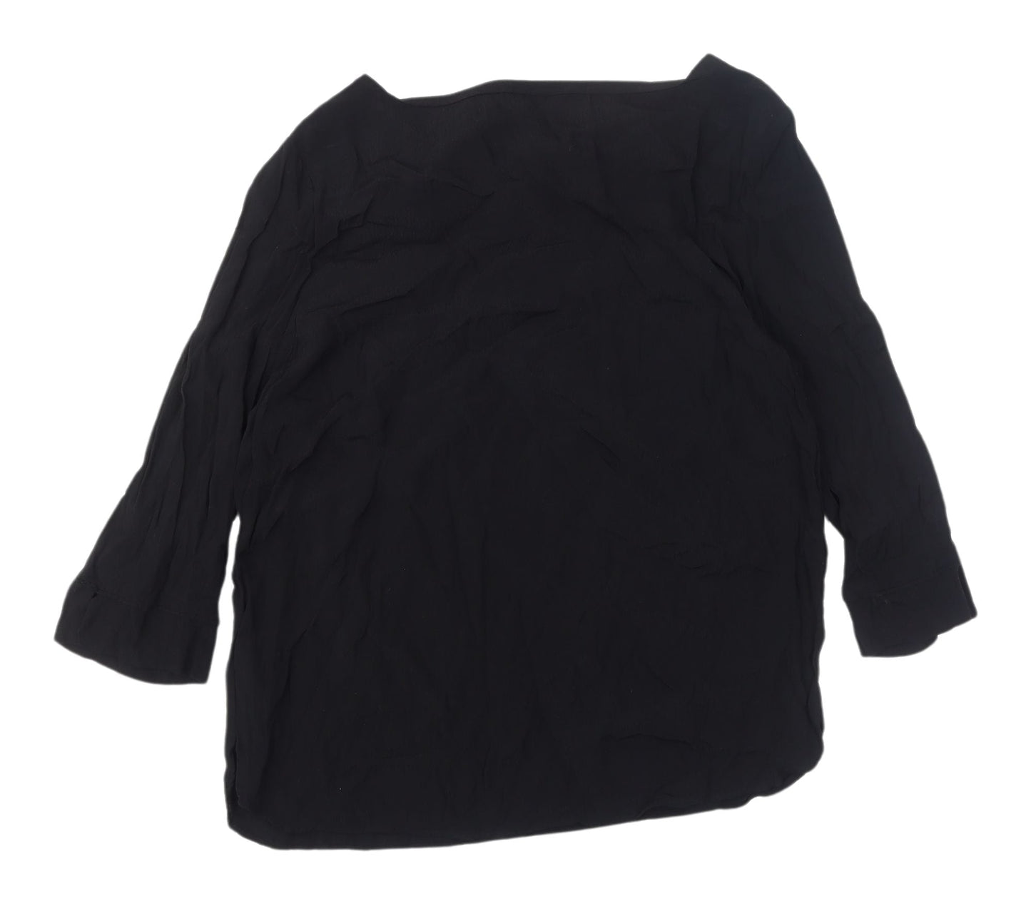 Womens UK Size 12 NEXT Black Basic Blouse