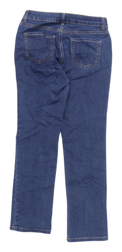 Tu Women's Blue Straight Slim Jeans Size 10S