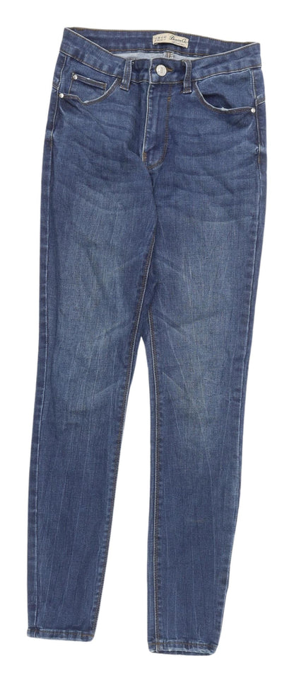 Denim Co. Women's Blue Skinny Jeans Size 10