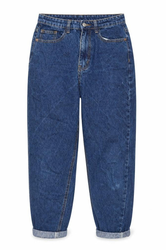 Womens UK Size 8 PRETTYLITTLETHING Relaxed Fit Mom Blue Jeans