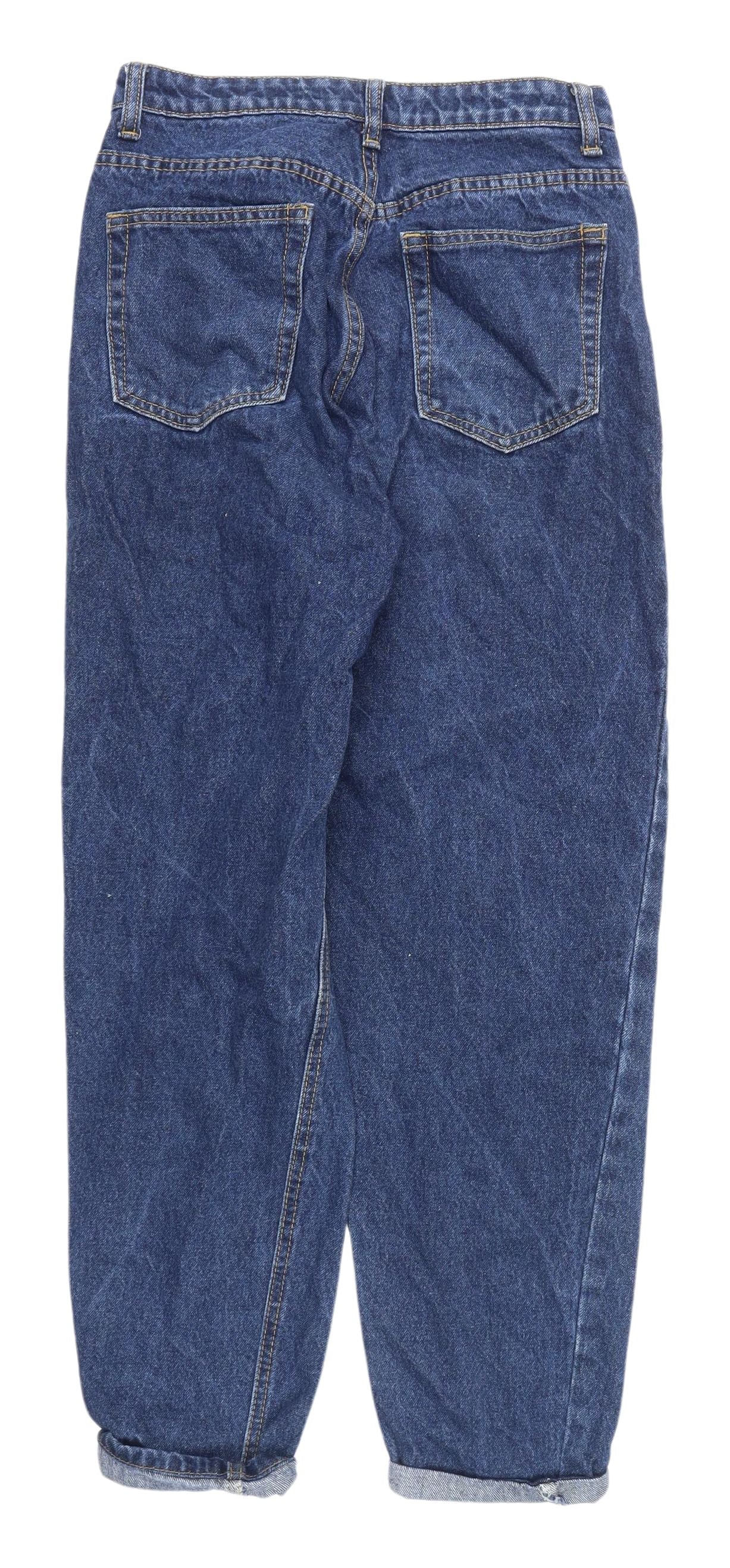 PrettyLittleThing Blue Mom Jeans, Size 8, Women's Denim