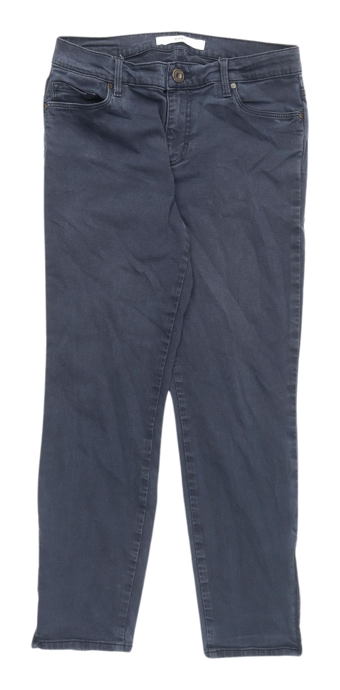 Brax Women's 3XS Blue Denim Jeans with Ankle Zip