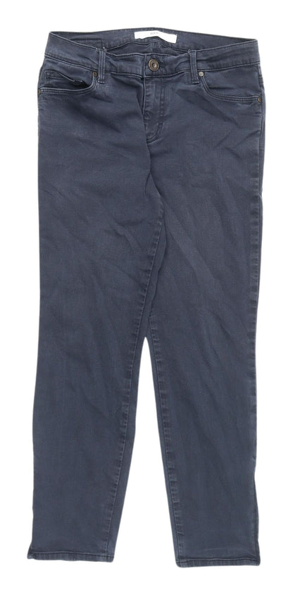 Brax Women's 3XS Blue Denim Jeans with Ankle Zip