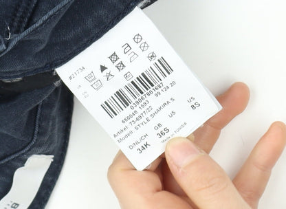 Brax Women's 3XS Blue Denim Jeans with Ankle Zip