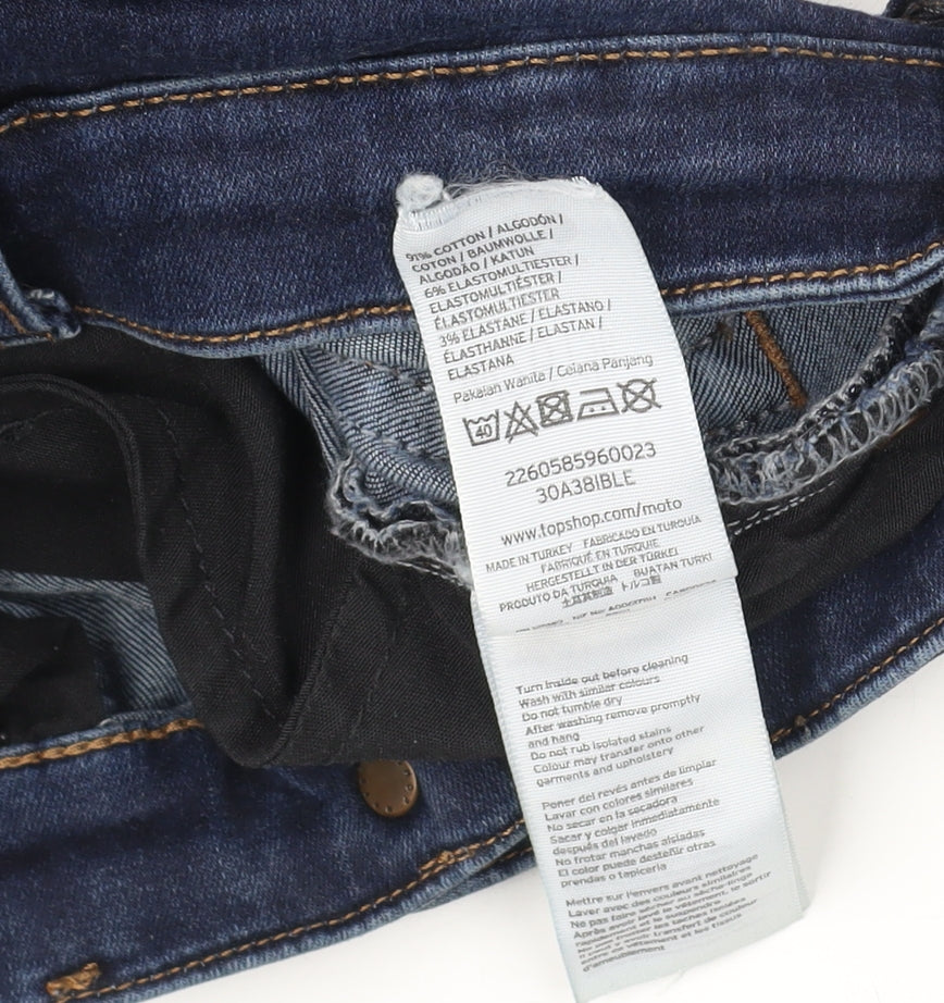 Topshop Women’s Blue Skinny Jeans Size 12