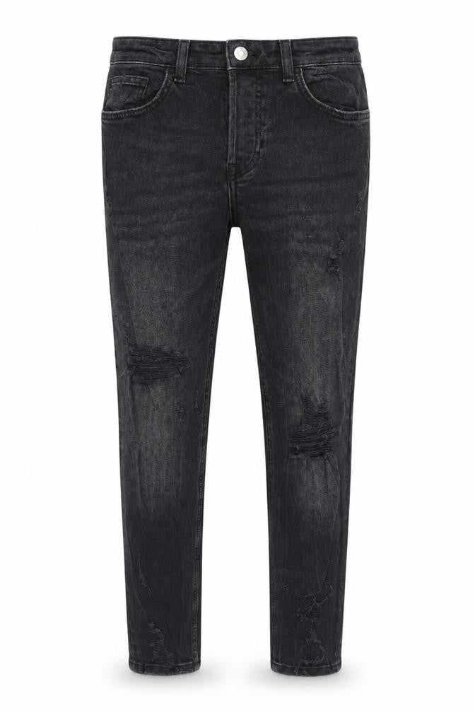Mens UK Size 12 Zara Slim Fit Skinny Black Jeans
