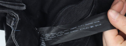 Zara Men's Black Skinny Distressed Jeans Size 12