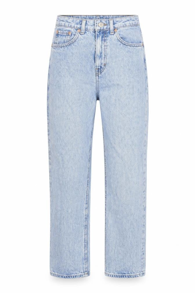 Womens UK Size M Weekday Regular Fit Straight Blue Jeans