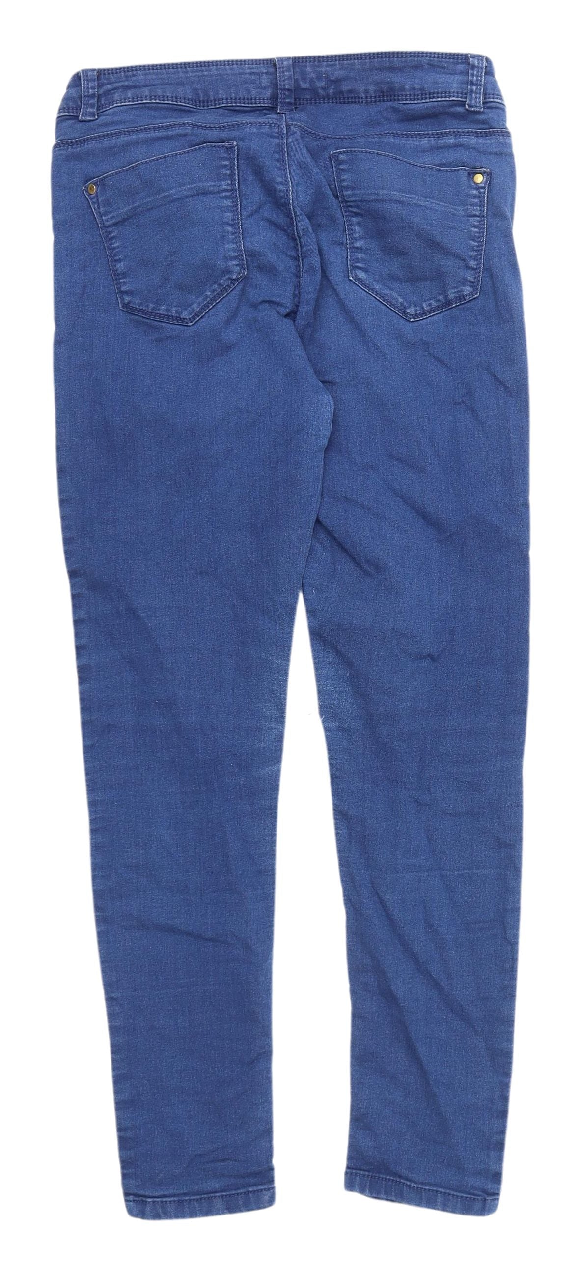 Dorothy Perkins Women's Blue Skinny Jeans, Size 12