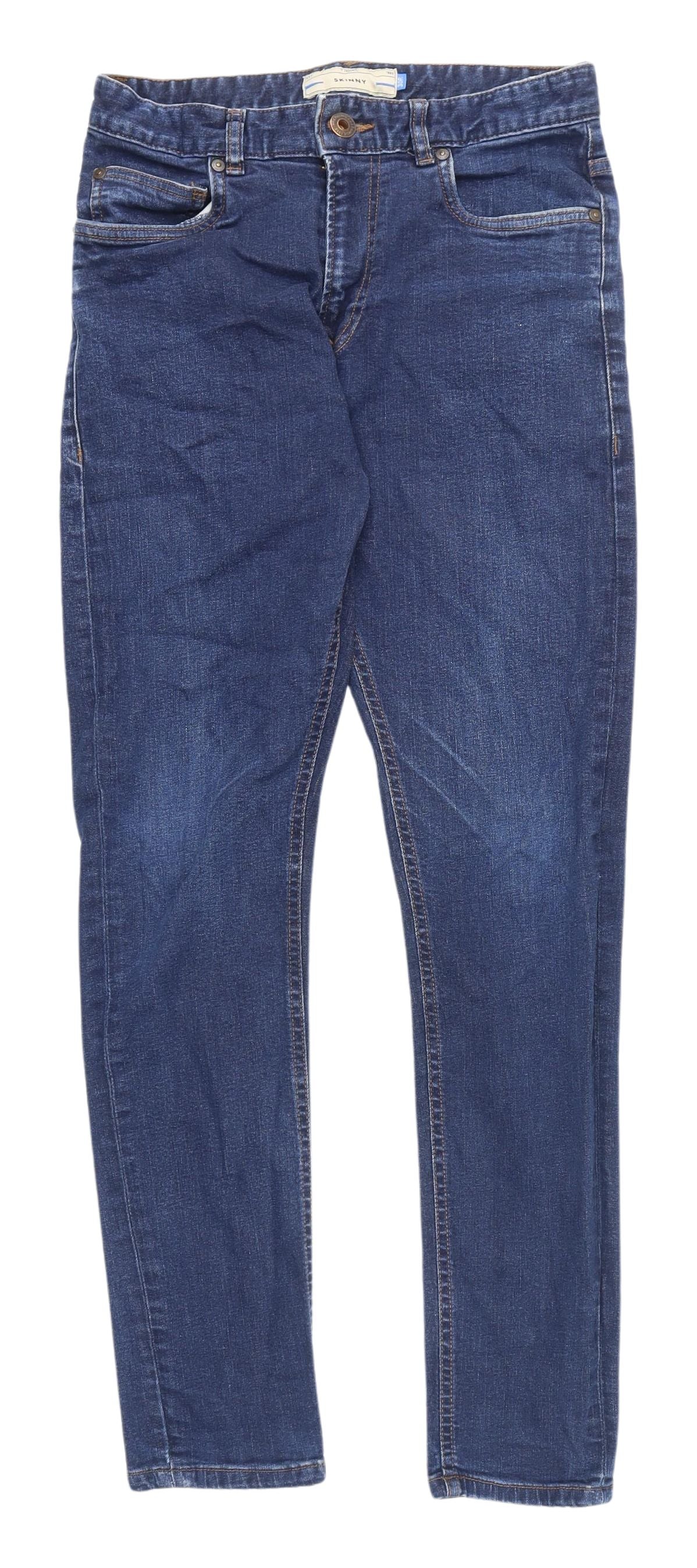 Mens UK Size 30 NEXT Slim Fit Skinny Blue Jeans