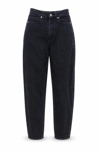 Womens UK Size 6 Divided Relaxed Fit Mom Black Jeans