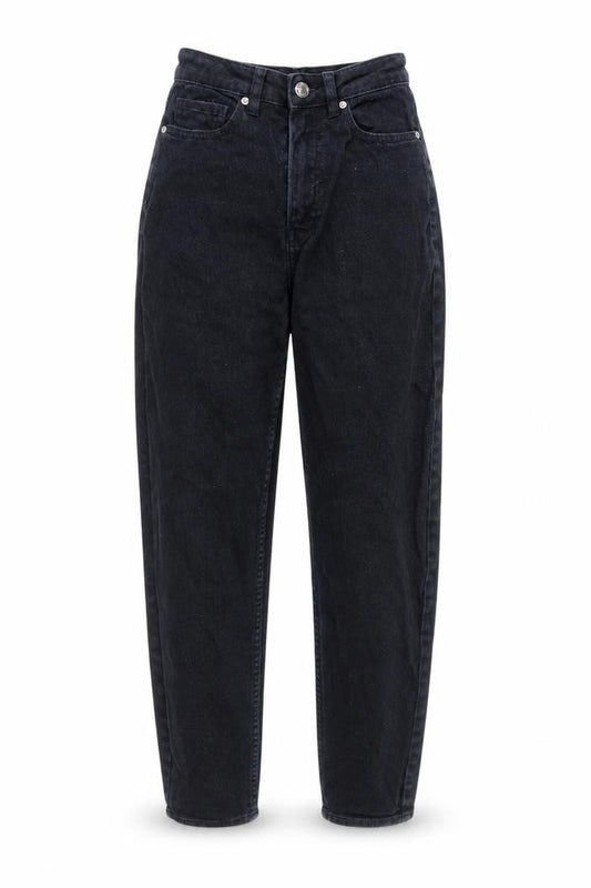 Womens UK Size 6 Divided Relaxed Fit Mom Black Jeans