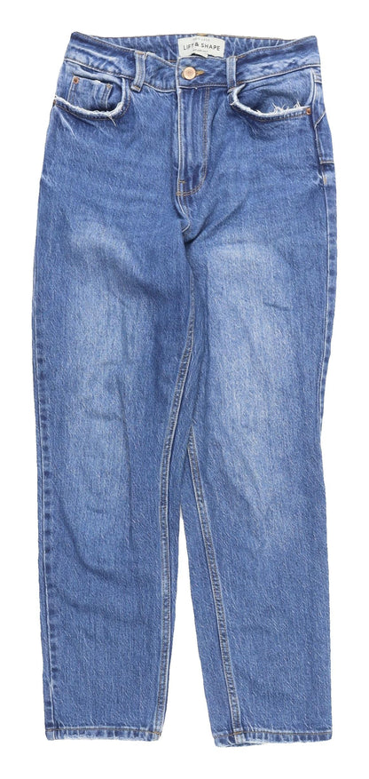 New Look Women's Blue Straight Jeans UK8