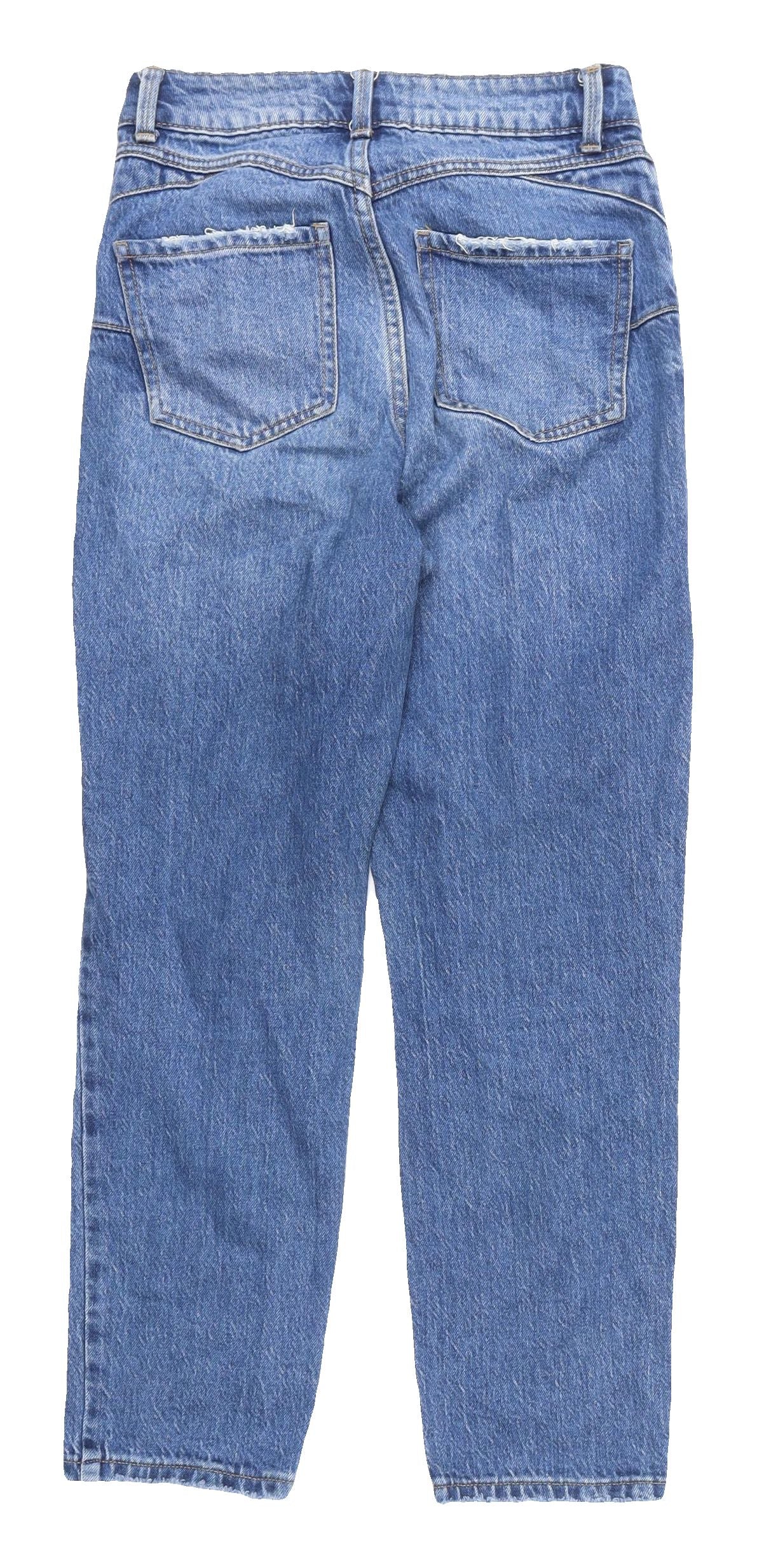 New Look Women's Blue Straight Jeans UK8