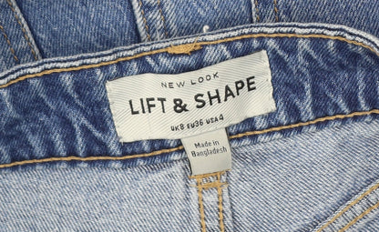 New Look Women's Blue Straight Jeans UK8